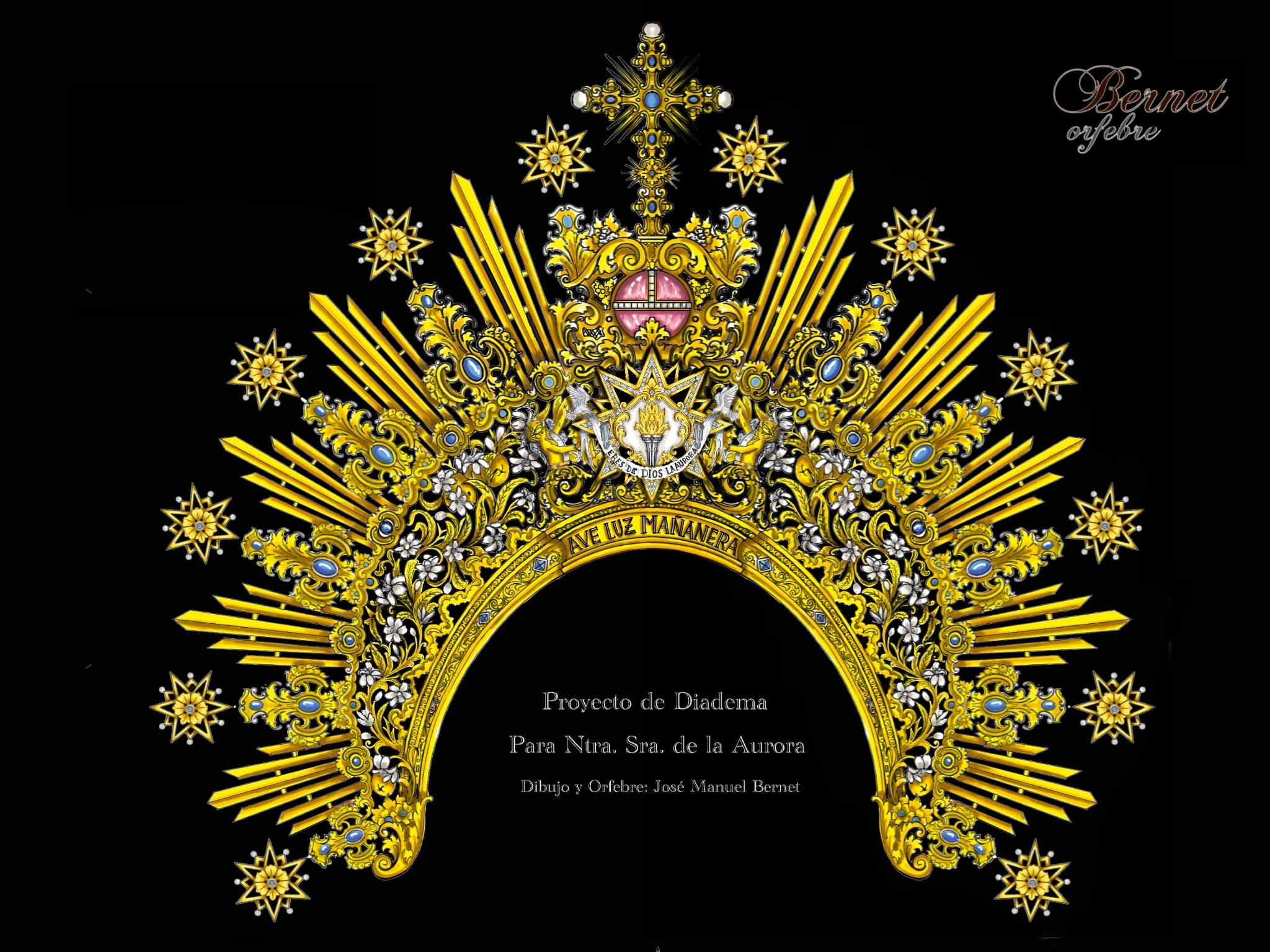Nueva diadema para Nuestra Señora de la Aurora