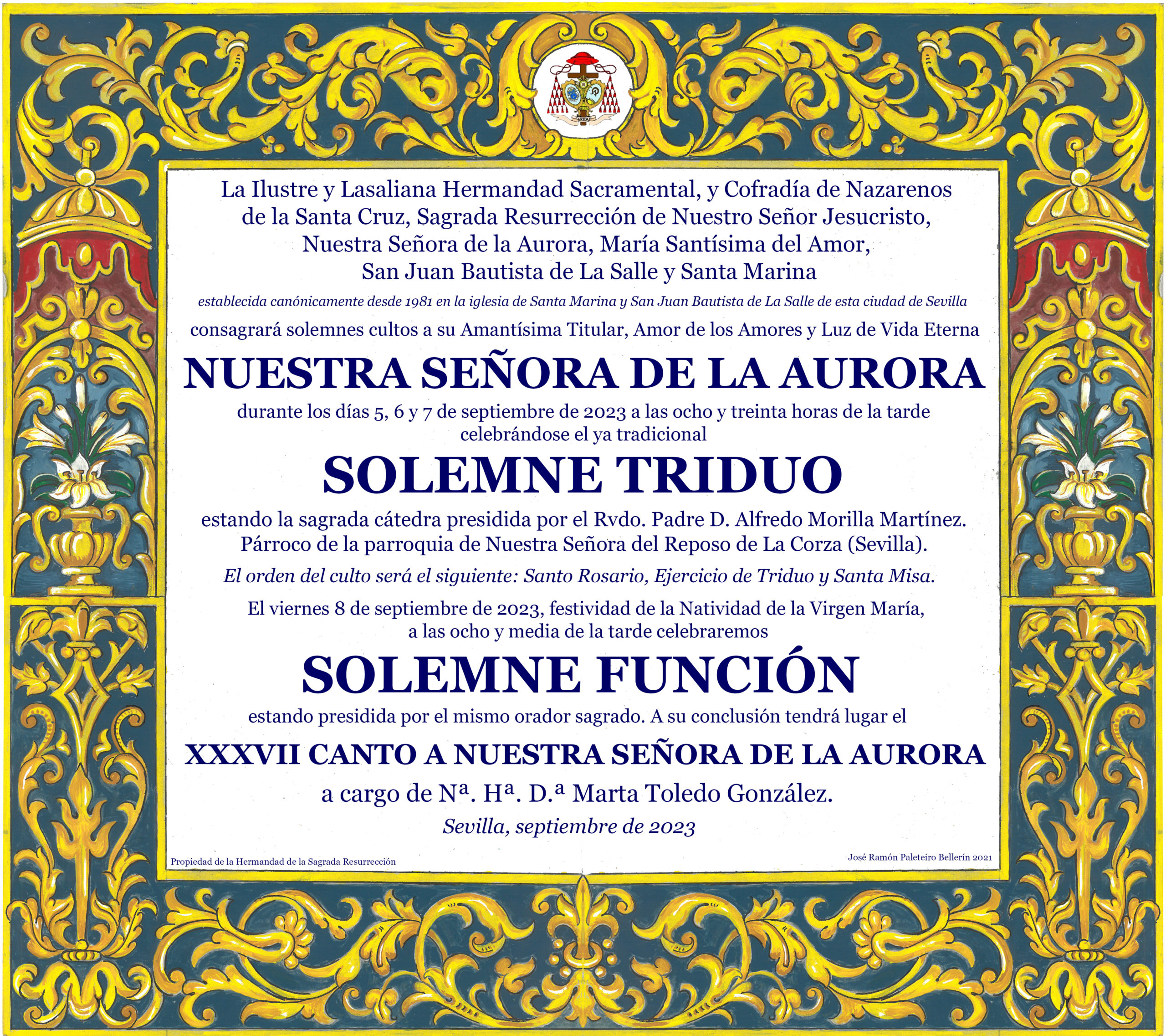 Cultos a Nuestra Señora de la Aurora