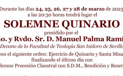 Quinario a la Sagrada Resurrección de Nuestro Señor Jesucristo