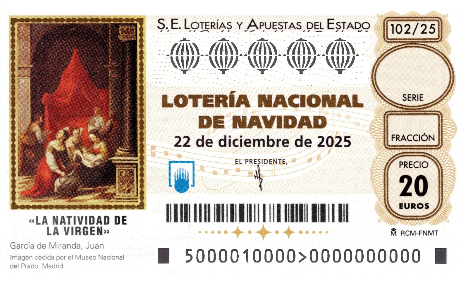 Lotería de Navidad 2025