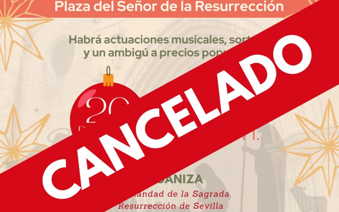 Comunicado sobre la Zambomba ‘Santa Marina en Navidad’