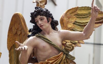 Restauración del Ángel Anunciador
