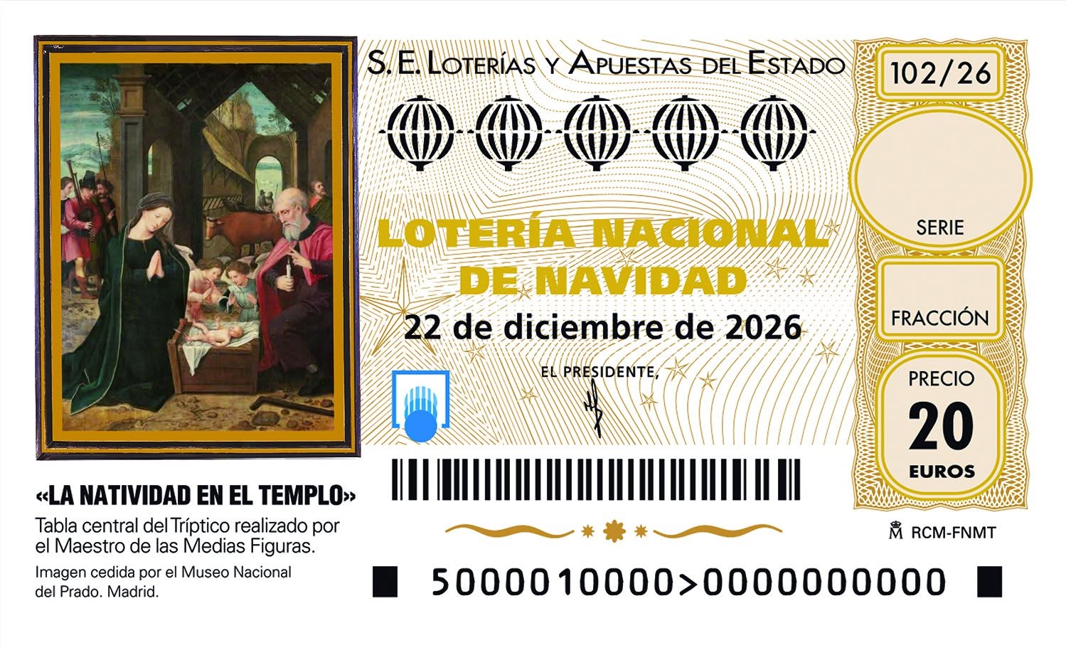 Lotería de Navidad 2026